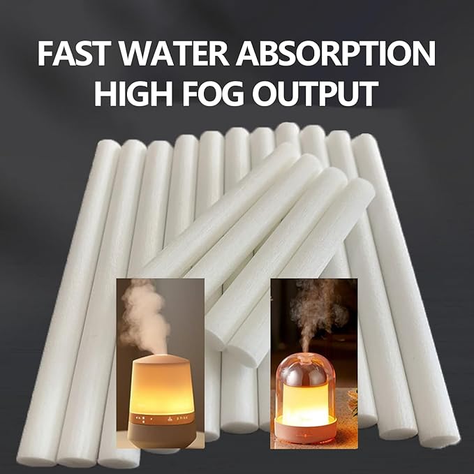 70PCS Humidifier Filter Sticks Refill – Replacement Cotton Wicks for Mini Portable Humidifiers & Essential Oil Diffusers – Compatible with Small Air Humidifiers for Home, Office, Bedroom - Image 6