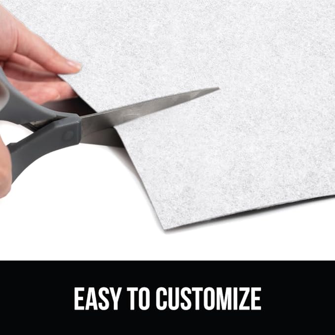 GORILLA GRIP LeakGuard Non-Adhesive Under Sink Mat for Kitchen Cabinet, 24x50, Waterproof Quick Dry Shelf Liner, Durable Absorbent Felt Mats for Bathroom Sinks, Cabinets, Dresser, Easy to Trim, White - Image 5
