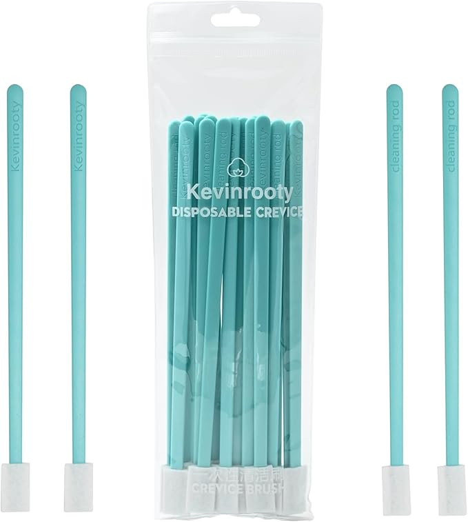 20PCS Crevice Cleaning Brush Tool Kit, Disposable Toilet Brush & Seat Cleaner (Blue) by Kevinrooty