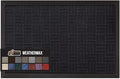 GORILLA GRIP 100% Waterproof All-Season WeatherMax Doormat, 60x24, US Designed Natural Rubber, Stain and Fade Resistant, Low Profile Indoor Outdoor Door Mats, Easy Clean Patio Mat, Midnight Maze by GorillaGrip