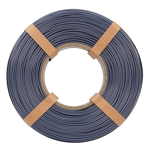 Inland V2 PLA PRO (PLA+) 3D Printer Filament Refill, 1.75mm Spooless Filament, Dimensional Accuracy +/- 0.03mm, 1KG (2.2lbs) Gray Refill for Inland Reusable Spools, Bambu Lab Compatible - Image 5