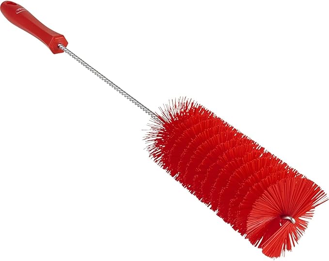 Vikan 53704 Tube Brush,2.4",PP/PBT,Red by Vikan