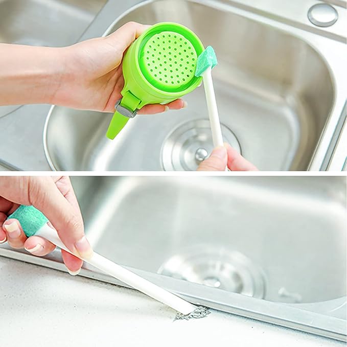 Small Cleaning Brushes for Household Cleaning Deep Detail Crevice Cleaning Tool Kit Tiny Scrub Cleaner Brush for Small Holes Corner Space Gaps Keyboard Bottle Window Seal Sill - Image 6