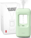Green Mini Humidifiers for Bedroom & Plants - Small Desktop Humidifier, Portable Cool Mist for Nightstand, Desk, Indoor Plants - Quiet Personal Humidifier (0.6L, Auto Shut-Off) by winben