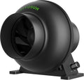 VIVOSUN M4 4-Inch Inline Duct Fan, 195 CFM Ventilation Fan with EC Motor, Adjustable Speed, Energy-efficient Vent Blower for HVAC, Grow Tent, Hydroponics by VIVOSUN