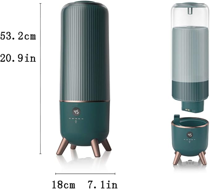 6L Large Capacity Quiet Operation Humidistat and Waterless Auto Shut-Off Timing Baby Room Living Room Humidifier (Color : A) (B) - Image 2