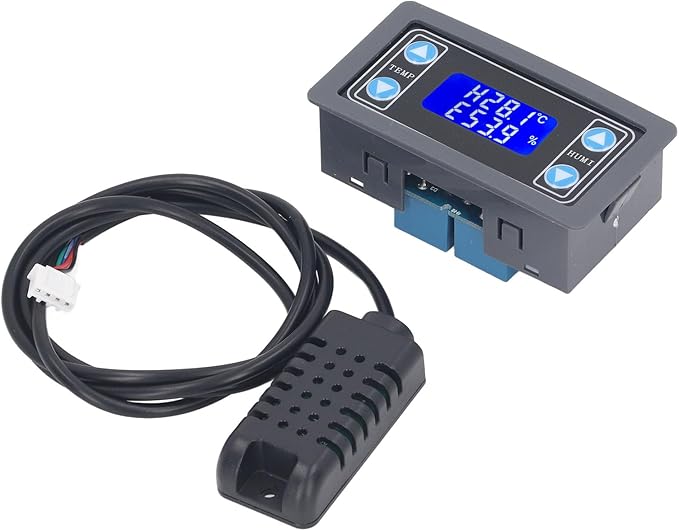 Temperature Humidity Controller Relay Output Digital Thermostat Humidistat Control Module with Indicator Light - Image 7