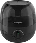 Honeywell Mini Cool Mist humidifier, Easy to Fill and Clean, humidifier for small Bedroom, Kids Rooms, or office. Ultra Quiet Operation and Auto Shut-Off - Black, HUL525B by HoneywellPluggedIn