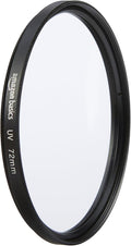 Amazon Basics UV Protection Camera Lens Filter, Scratch Resistant, Dust Resistant, Photography Filter, 72mm by AmazonBasics
