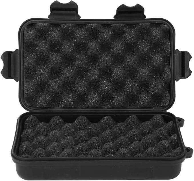 Alomejor Survival case,Shockproof airtight Dry Storage Box for Outdoor Anti Pressure Protection Emergency Kits Storing Electronics Carrying Small Gear - Image 2
