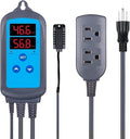 IHC-200 Pre-Wired Digital Dural Stage Humidity Controller, Dehumidification Humidifaction Control for Humidifier and Fan(US Socket) by Unknown