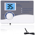 60 Humidifier Control Humidistat with Outdoor Temperature Sensor compatible with AprilAire 400 500 600 700 Series Whole Home Dehumidifiers Replacement for AprilAire 60, 24VAC Digital Wall Mount by Fenglesha