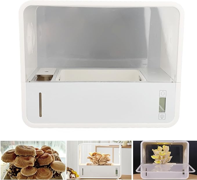 Mushroom Growing Tent, Smart Soilless Automatic LED Lighting, Transparent Viewing Box - Intelligent Humidity Control, Easy One Button Start, Indoor Cultivation for Various - Image 3