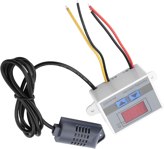 Digital Humidity Controller, 12V 24V 220V Humidistat Switch Sensor, Greenhouse Humidity Monitor, LCD Humidity Display(12V) - Image 9