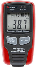 Triplett RHDL60 USB Temperature/Humidity Datalogger with Display - Record 16,000 Readings Each by Triplett