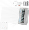 4 in 1 Bathroom Exhaust Fan with Light and Heater, 1900W Bathroom Heater Fan Light Combo, 180 CFM 1.0 Sone Ceiling Fan Remote Control Heater, Ventilation for Home, Bath, Hotel (Style 2) by FocusonKitchenBathroom