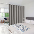 NICETOWN Silver Grey Curtains for Sliding Glass Door, 84 inch Long, Grommet Single Curtain Panel, Sound Reducing Blackout Curtains for Bedroom/Doorway Living Cabin (1 Panel, 8.3ft Wide by 7ft Long) by NICETOWN