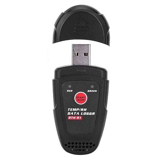 WALFRONT BTH81 Temperature Humidity Data Logger, USB Thermometer Hygrometer with Alarm, Accurate Monitoring for Warehouses and Server Rooms - Image 5