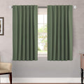 H.VERSAILTEX Blackout Curtains Thermal Insulated Window Treatment Panels Room Darkening Blackout Drapes for Living Room Back Tab/Rod Pocket Bedroom Draperies (2 Panels, Bronze Green, 52 x 54 Inch) by HVERSAILTEX