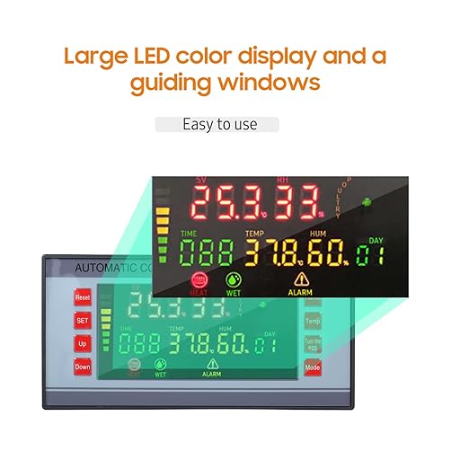 Automatic Egg Incubator 160V-220V 50Hz, Digital LED Display with Humidity Control & Auto Egg Turner for Chicken Duck Quail Eggs, Hatching Machine for Poultry Breeding - Image 7