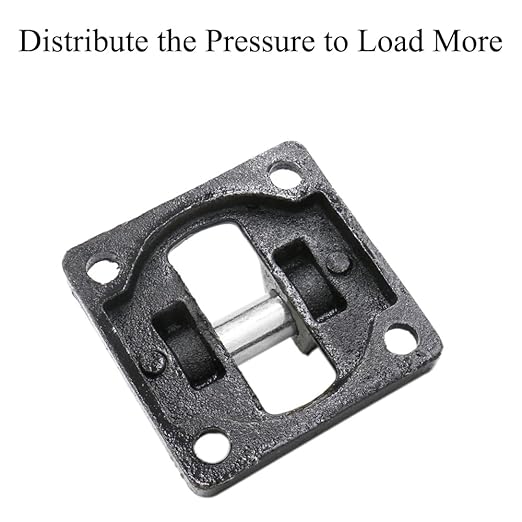 TopHomer Air Cylinder Base Connection Fitting Cylinder Fixing Base Standard Type Pneumatic Part Foot Flange CB40 for Pneumatic SC40 Cylinder (CB40) - Image 4