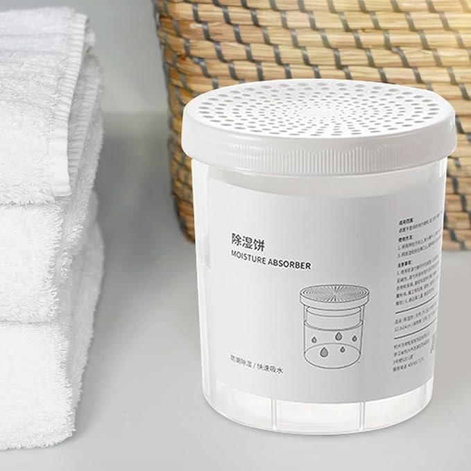Damp Moisture Absorber - Compact Humidity Trap, Portable Odor Eliminator | Refillable Dehumidification Accessories, Effective Closet and Bathroom Dehumidifier, Safe Storage Protection for Shoes, Cloth - Image 2