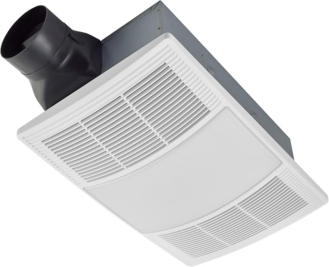 Broan-NuTone BHFLED110 PowerHeat Bathroom Exhaust Fan, Heater, and LED Light Combination, 110 CFM by Broan-NuTone