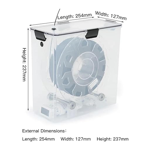 3D Printer Filament Dry Box Storage Hot-Air Heating Storage Printing Material Box Holder Moisture-Resistant for All FDM - Image 2