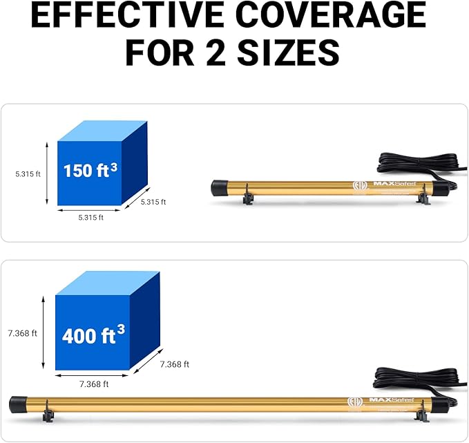 Gun Safe Dehumidifier Rod High Power - Much warmer (up to 150°F) to better Protect Your Valuables from Moisture and Corrosion, ETL Approved, 12in - Image 3