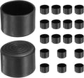 uxcell 20pcs Round Chair Leg Caps 40mm/1.6" PVC Chair Leg Floor Protectors Non-Slip Chair Feet Covers for Hardwood Floors Furniture Protectors, Black by uxcell