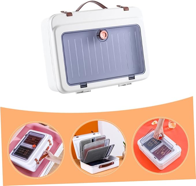 Portable Document Organizer Bag Capacity Storage Case for Office Home Use Travel-friendly File Storage Stylish Design for Certificates Files - Image 9