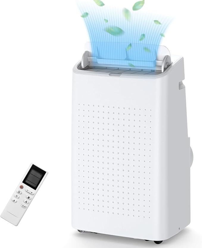 15000 BTU Portable Air Conditioner for 850 Sq Ft 3-In-1 AC Unit with Cooling/Dehumidifier/Fan Modes, Remote Control, 24H Timer & Installation Kit for Home/Office/Dorm - Image 2