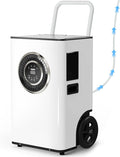ALORAIR 110PPD Commercial Dehumidifier with Pump & Drain Hose, LGR Tech Dehumidifiers for Large Room, Basement, Warehouse, Industrial Space, 5 Years Limited Warranty, Sentinel Elite50X by ALORAIRSOLUTIONSINC0J0DC