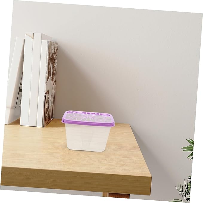 DOITOOL 4pcs Plastic Moisture Absorber Box Refillable Sturdy for Closet and Indoor Environment - Image 5