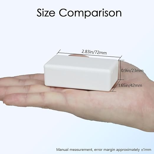 Project Box 8 Pieces Electrical Box Small Junction Box ABS Plastic Enclosure Power Electronic Case White 2.76" x 1.65" x 0.91"(70 x 42 x 23mm) - Image 2