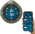 Protmex 5 in 1 Wireless Touchscreen Portable Multifunctional Carbon Monoxide CO2 Detectors Air Quality Meter Temperature Humidity Meter UV Radiation Flashlight with App by Protmex