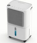 VEAGASO 2500 Sq. Ft Dehumidifier for Basement, 34 Pint Dehumidifiers For Home, Large Room, Auto Drain or Manual Drainage, Digital Control Panel, Auto Defrost, 24H Timer by VEAGASO