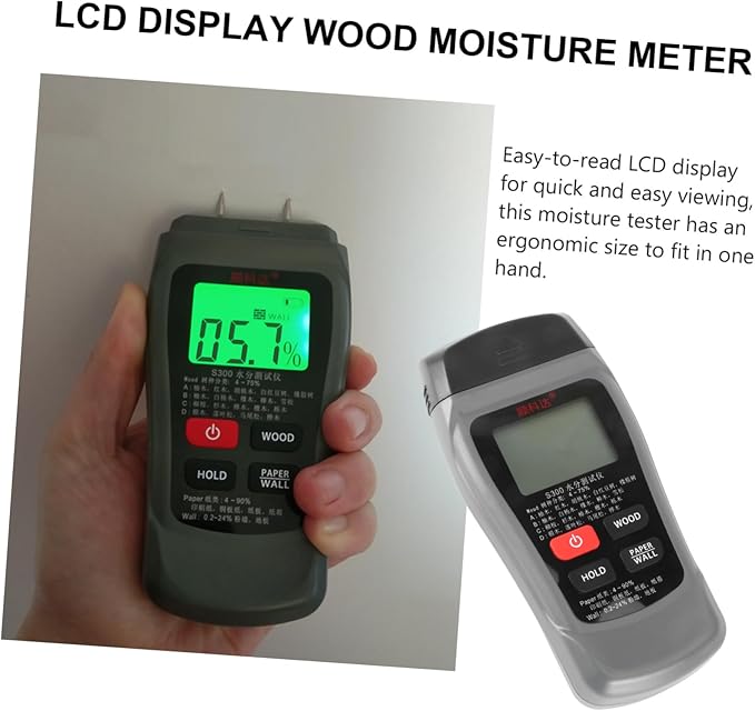 Angoily 2pcs Humidity for Plants Wood Moisture Digital Hygrometer Moisture Reader for Potted Plants Paper Lightweight and Portable - Image 6
