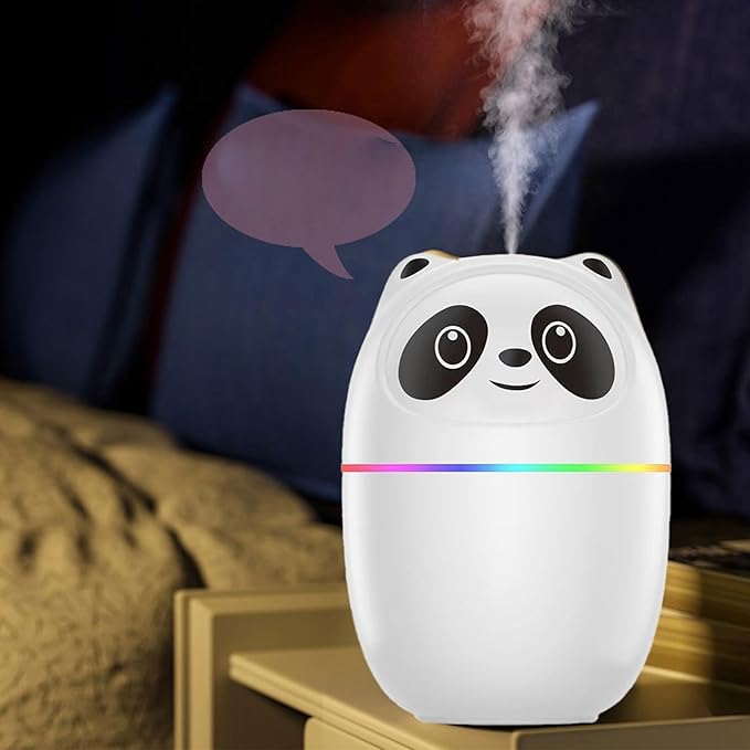 Humidifiers for Bedroom Baby,250ml Easy To Fill and Clean,Quiet Ultrasonic Mini Humidifier with 2 Mist Modes and Color Nightlight,Auto Shut-Off Desk Humidifier for Plants Nursery Home Indoor - Image 3