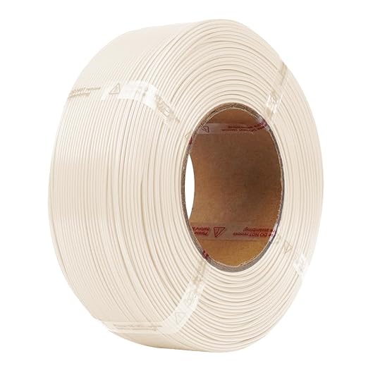 Inland V2 PLA PRO (PLA+) 3D Printer Filament Refill, 1.75mm Spooless Filament, Dimensional Accuracy +/- 0.03mm, 1KG (2.2lbs) Natural Refill for Inland Reusable Spools, Bambu Lab Compatible by INLAND