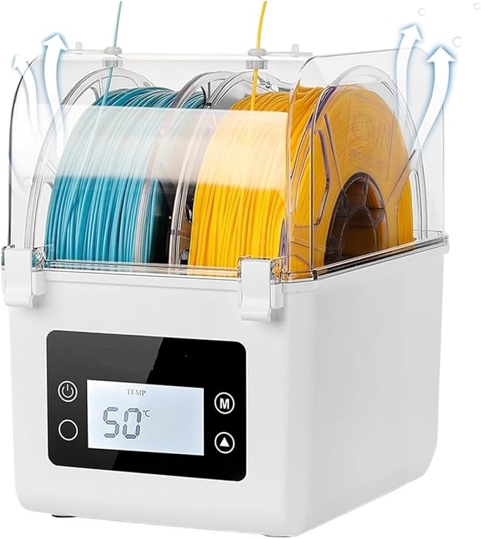 Rolls Filament Dehydrator Spool Holder Filaments Dry Box for 1.75mm, 2.85mm ABS PLA PETG TPU FDM Material 3D Printer - Compatible with Sovol 2(UK Plug) - Image 2