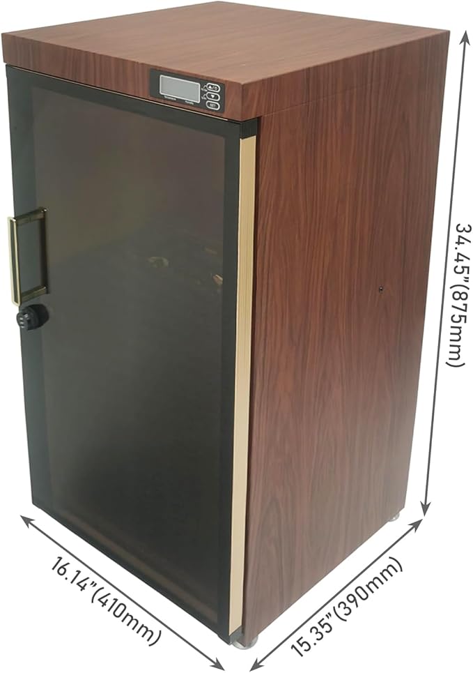 INTSUPERMAI 110V Smart Dry Cabinet with Humidifier Dehumidifier, Musical Instrument Storage Cabinet for Violins 35-60% RH Control Basses Display Case Lockable Musical Instrument Storage Box - Image 3