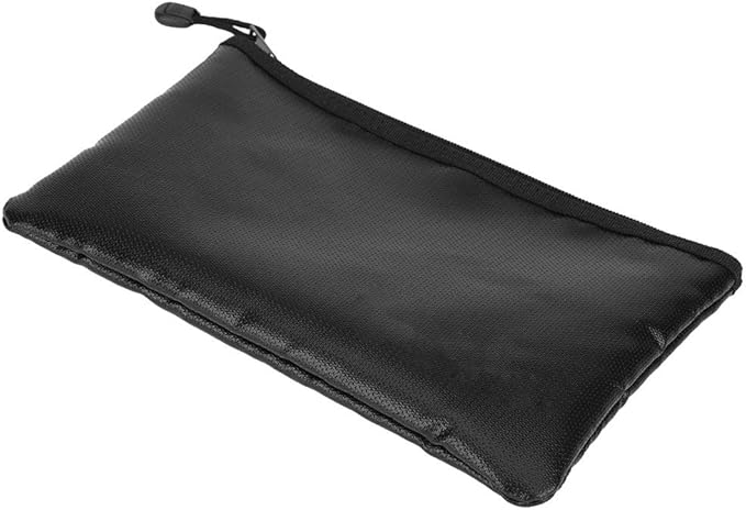 plplaaoo Fire Document Bag Briefcase High Temperature Liquid Silicone Material for Passport Money Laptop Keeping Home Use Black 27x16cm 29x20cm (29 * 20CM) - Image 4