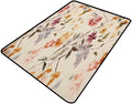 Vintage Florals Floor Covering with Floral Printing - Non-Slip Area Rug for Living Room/Bedroom - Fade, Flame, and Stain Resistant, Quick Dry, Waterproof Floor Carpet, 78 x 96 Inch by Snarena