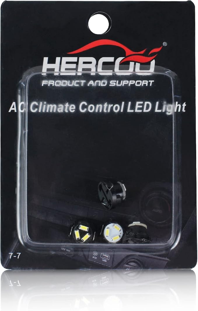 HERCOO LED Lights Bulbs Kit of AC Climate Heater Control Compatible with 2003-2008 Dodge Ram 1500 2500 3500 Aftermarket Replacement - Image 2