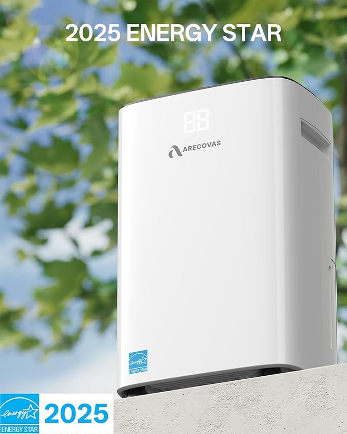 Dehumidifier for Basement, 52 Pints Dehumidifiers for Bedroom Bathroom Large Room Home, 4500 Sq.Ft Dehumidifier with Drain Hose, 2025 Energy Star Certificate, Humidity Control, 24H-Timer, Auto Defrost - Image 3