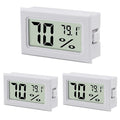 3Pcs Mini Digital Thermometer Hygrometer Electronic Temperature Humidity Gauge Meters Indoor LCD Display Fahrenheit for Greenhouse,Garden,Car Cellar and Office by Unknown