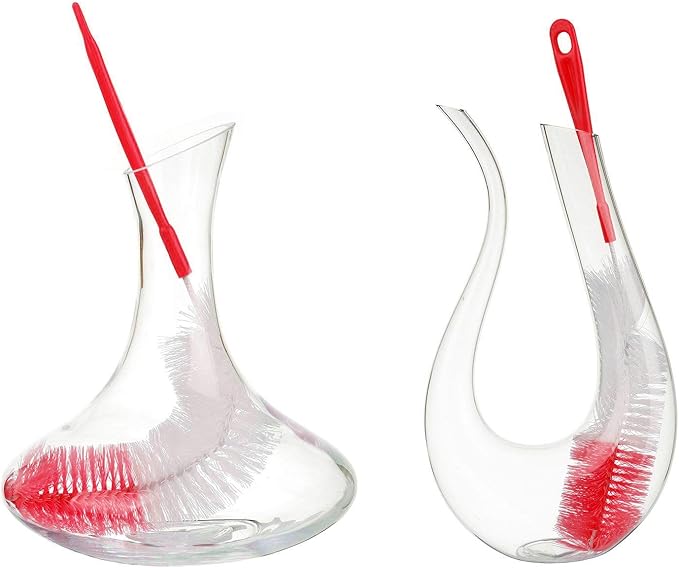 ALINK 16 inch Extra Long Red Bottle Cleaning Brush Cleaner for Washing Narrow Neck Beer/Wine/Thermos/Sport Well, Brewing Bottles, Hummingbird Feeder - Image 4