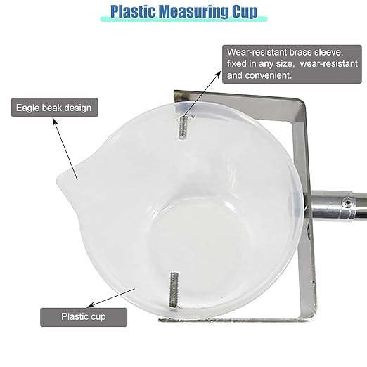 Extendable Water Sampler with Dipper System, Water Qualityd Sampler Device Telescopic for Environmental Monitoring and Qualityd Testing(500ml,3.3-8.2f/1-2.5m) - Image 5