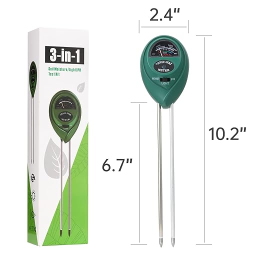 2 Packs Soil Moisture Meter, 3 in 1 Soil Tester Tool, Plant Water Monitor, Soil Hygrometer Sensor for Gardening, Farming, Indoor and Outdoor Plants, No Batteries Required (Black & Green) - Image 4